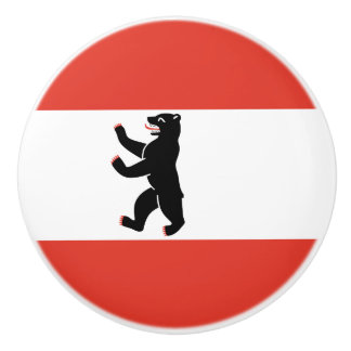 Flag of Berlin Ceramic Knob Knopp