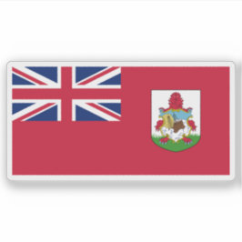 Flag of Bermuda, British Overseas Territory Klistermärken