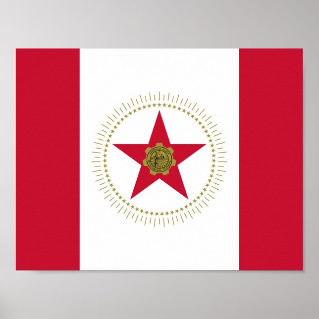 Flag of Birmingham, Alabama Poster (Framsidan)