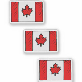 Flag of Canada Pack Klistermärken