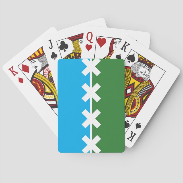 Flag of Cedar Park, Texas Casinokort (Baksidan)