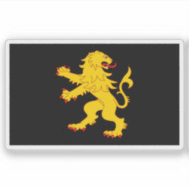 Flag of Ceredigion (Cardiganshire) county, Wales Klistermärken