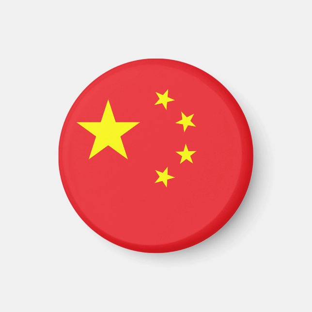 Flag of China Magnet (Framsidan)
