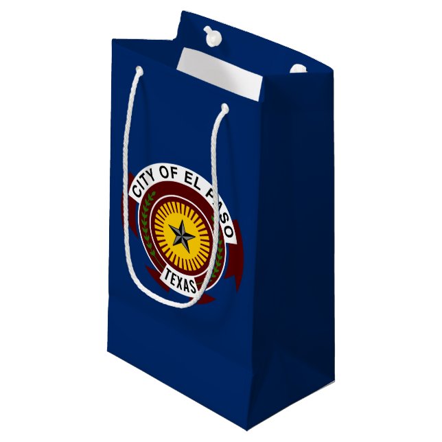 Flag of City of El Paso, Texas Small Gift Bag (Framsidan Vinklad)