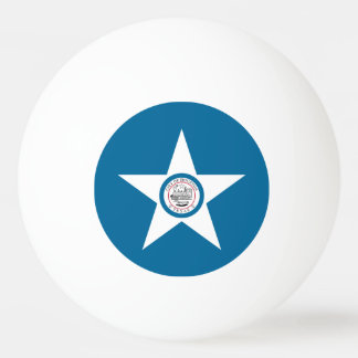 Flag of city of Houston, Texas Ping-Pong Ball Pingisboll