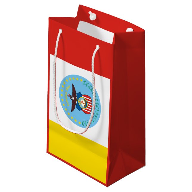 Flag of Columbus, Ohio Small Gift Bag (Framsidan Vinklad)