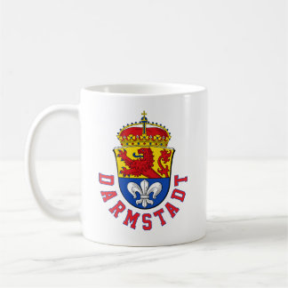 Flag of Darmstadt, Germany Kaffemugg