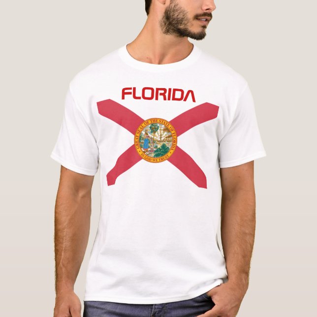 Flag_of_Florida_svg FLORIDA T-shirt (Framsida)