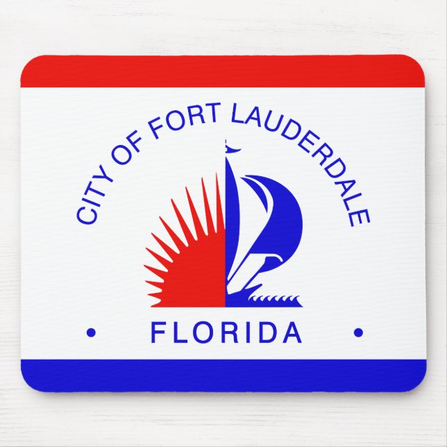 Flag of Fort Lauderdale, Florida Musmatta (Framsidan)