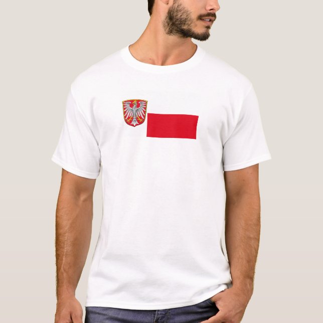 Flag of Frankfurt am Main T Shirt (Framsida)