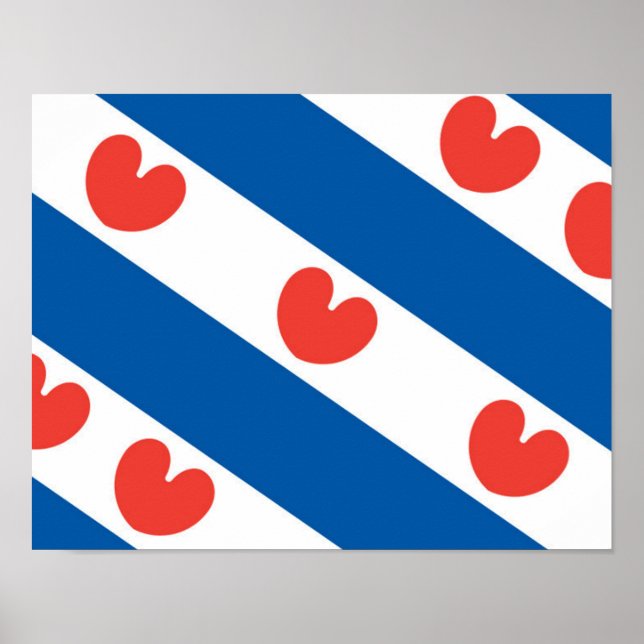 Flag of Friesland Poster (Framsidan)
