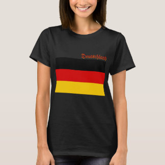 Flag of Germany custom-cut  T Shirt