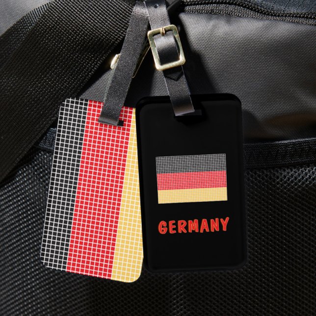 Flag of Germany Luggage Tag Bagagebricka (Skapare uppladdad)