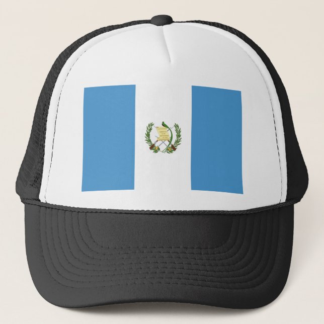 Flag_of_Guatemala Truckerkeps (Framsida)