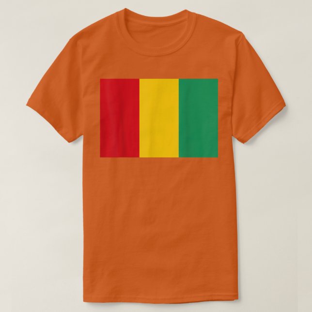 Flag of Guinea T-Shirt (Design framsida)