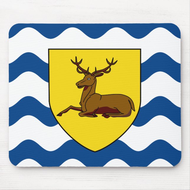 Flag of Hertfordshire Mouse Pad Musmatta (Framsidan)