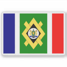 Flag of Johannesburg, the Republic of South Africa Klistermärken