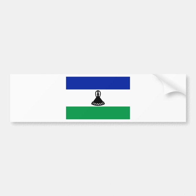 Flag_of_Lesotho Bildekal (Framsidan)