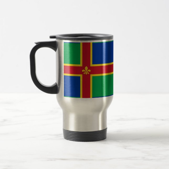 Flag of Lincolnshire Resemugg (Vänster)