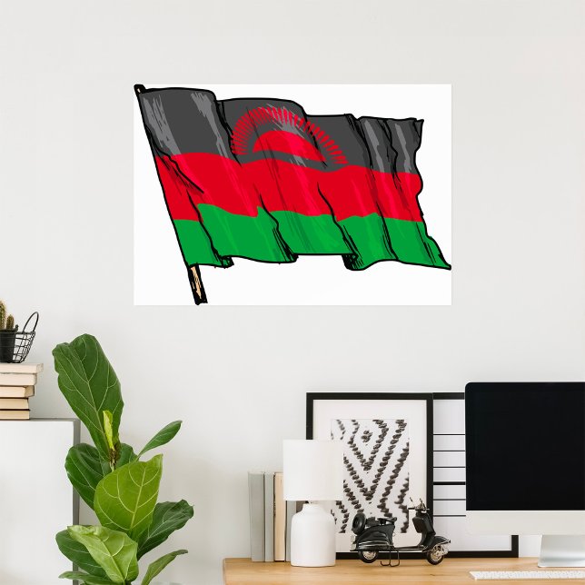 Flag Of Malawi Poster (Skapare uppladdad)