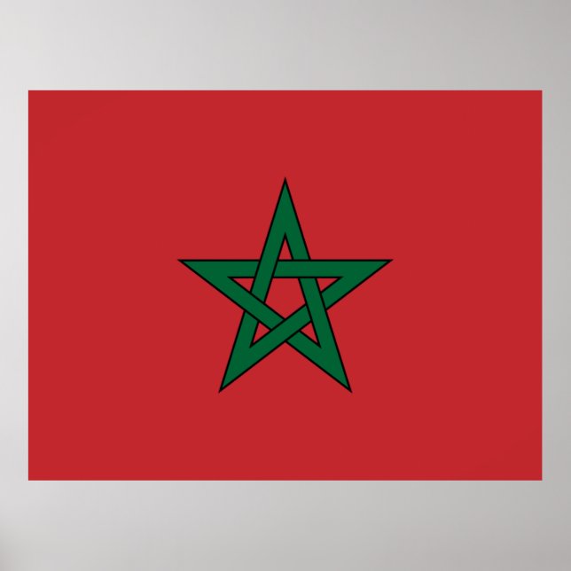 Flag of Morocco Poster (Framsidan)