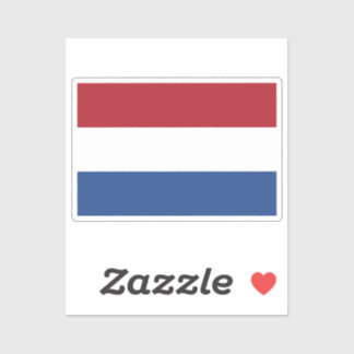 Flag of Netherlands custom-cut  Klistermärken