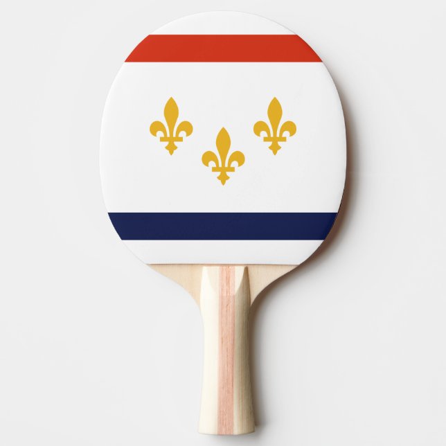 Flag of New Orleans, Louisiana Ping-Pong Paddle Pingisracket (Framsidan)