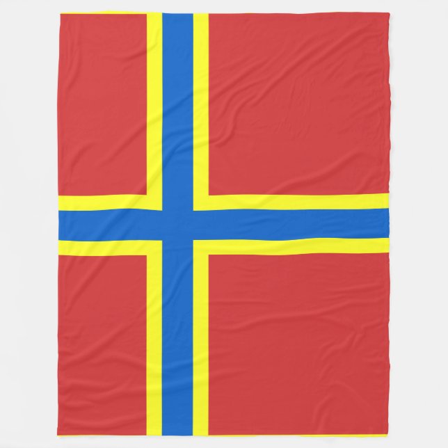 Flag of Orkney Fleecefilt (Framsidan)