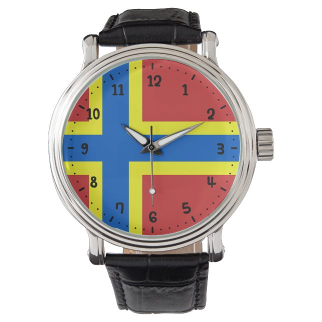 Flag of Orkney Watch Armbandsur (Framsida)