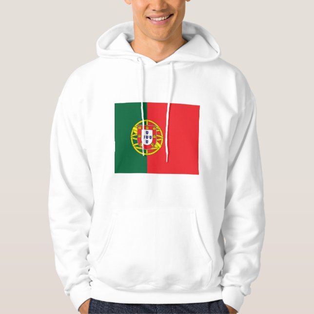 Flag of Portugal Hoodie (Framsida)