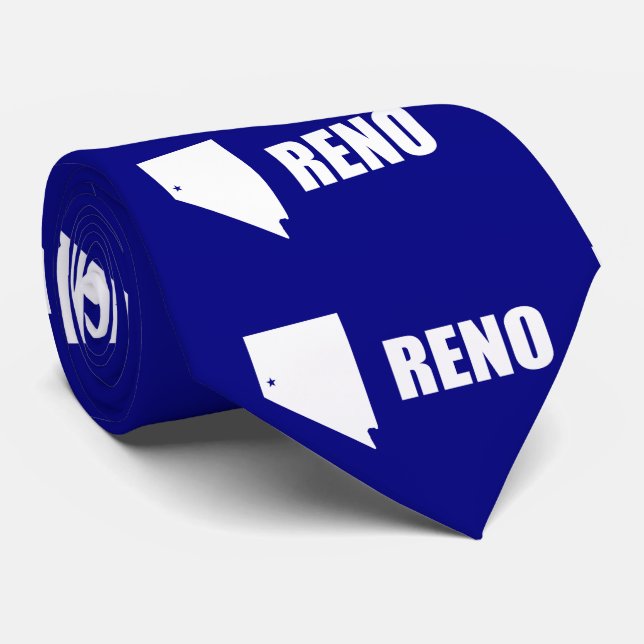 Flag of Reno, Nevada Tie Slips (Rullad)