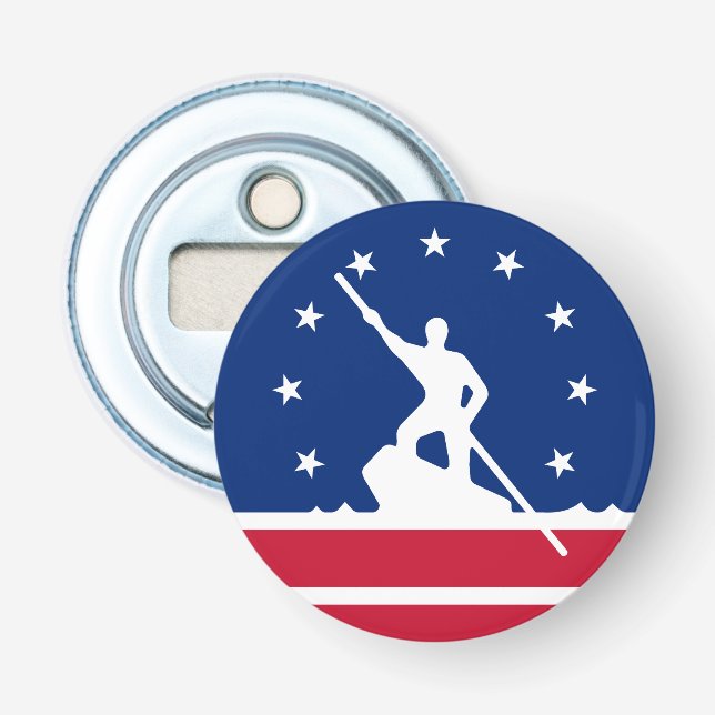 Flag of Richmond, Virginia Bottle Opener Flasköppnare (Framsidan)
