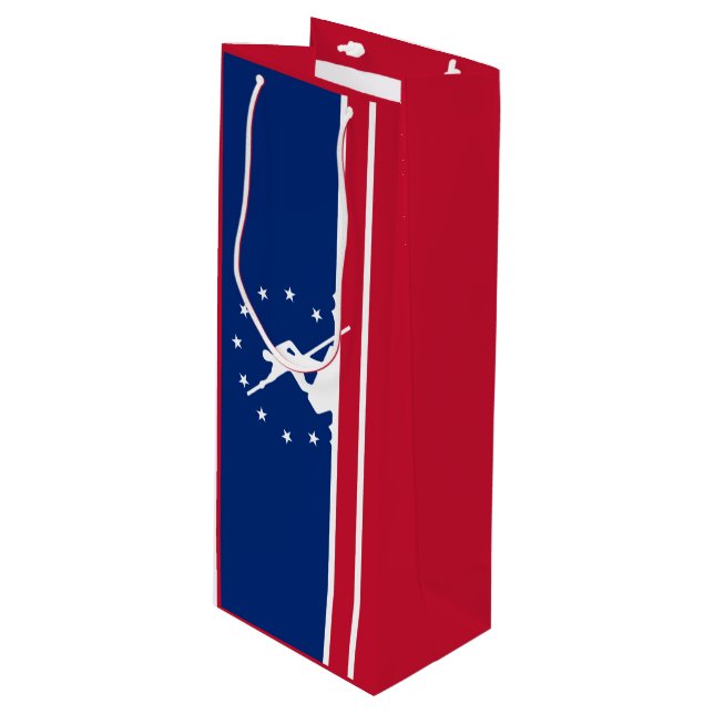 Flag of Richmond, Virginia Wine Gift Bag (Framsidan Vinklad)