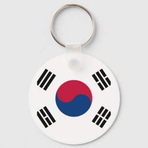 Flag of South Korea - 태극기 - 대한민국의 국기 Nyckelring