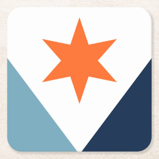 Flag of Syracuse, New York Underlägg Papper Kvadrat