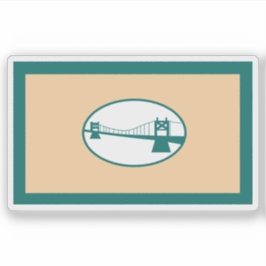 Flag of the city of San Ignacio, Belize Klistermärken