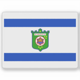 Flag of the city of Tel Aviv, Israel Klistermärken