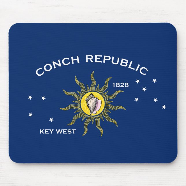 Flag of the Conch Republic, Flag of Key West Musmatta (Framsidan)