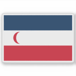 Flag of the Madagascar Protectorate (1885-1896) Klistermärken