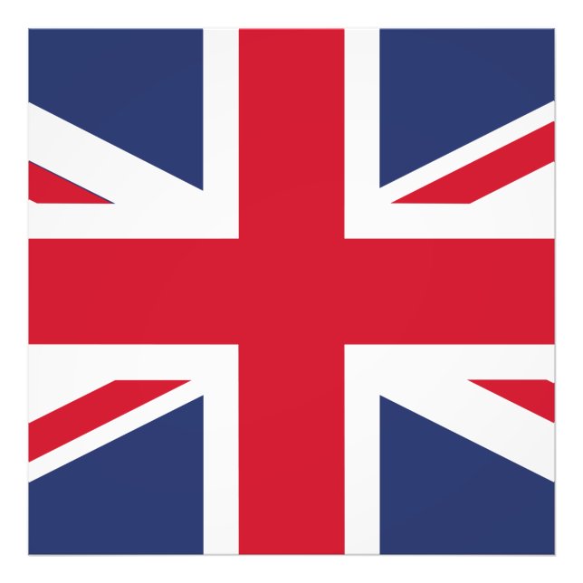 Flag of the United Kingdom Fototryck (Framsidan)