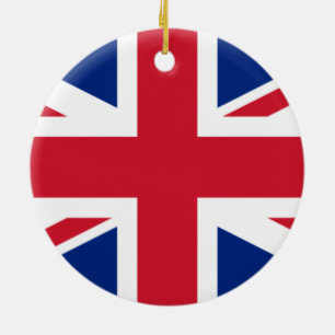 Flag of the United Kingdom Julgransprydnad Keramik