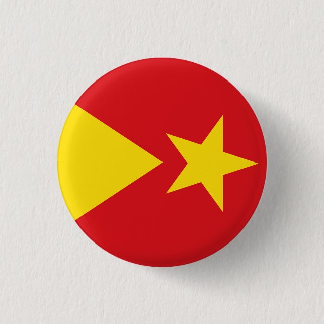 Flag of Tigray Region Knapp (Framsida)