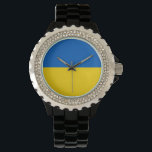 Flag of Ukraine Armbandsur<br><div class="desc">National flag of Ukraine.</div>