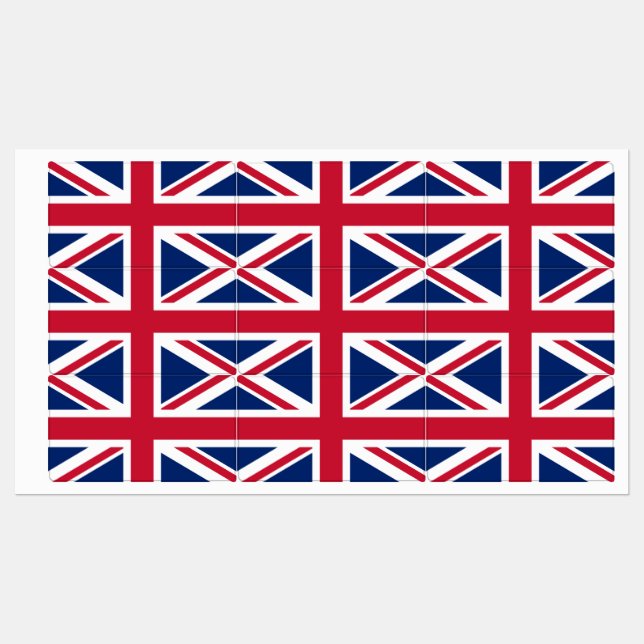 Flag of United Kingdom Klistermärke (Ark)