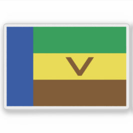 Flag of Venda, the Republic of South Africa Klistermärken