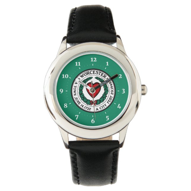 Flag of Worcester, Massachusetts Watch Armbandsur (Framsida)