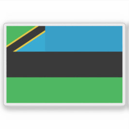 Flag of Zanzibar (2005–Present), Tanzania Klistermärken