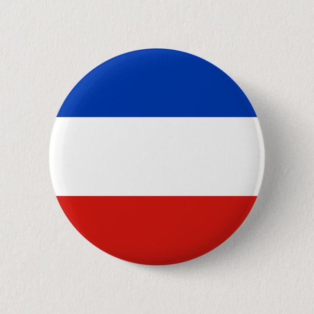 Flag Schleswig-Holstein Pinback Button Knapp (Framsida)