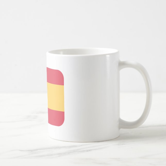 Flag spain Twitter emoji Kaffemugg (Höger)
