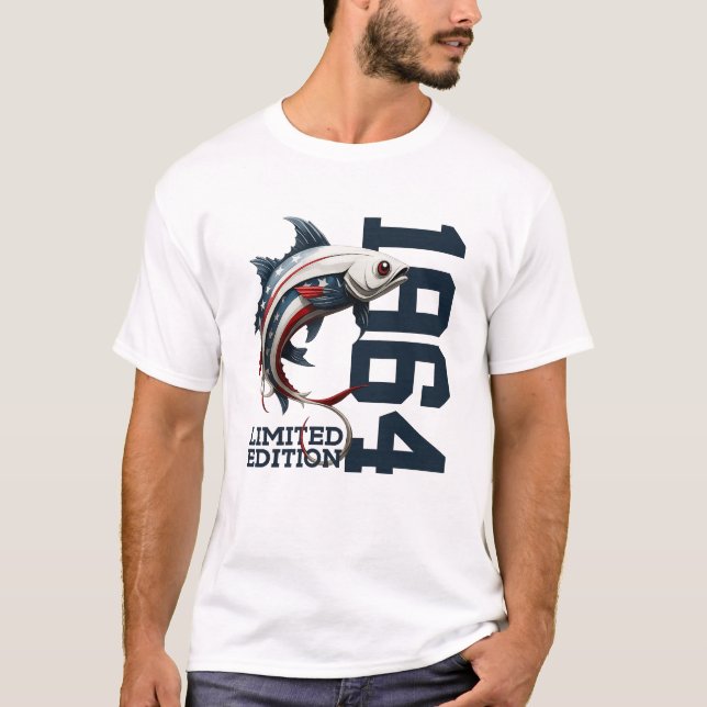 FLAG VINTAGE 1964 FISHING T SHIRT (Framsida)